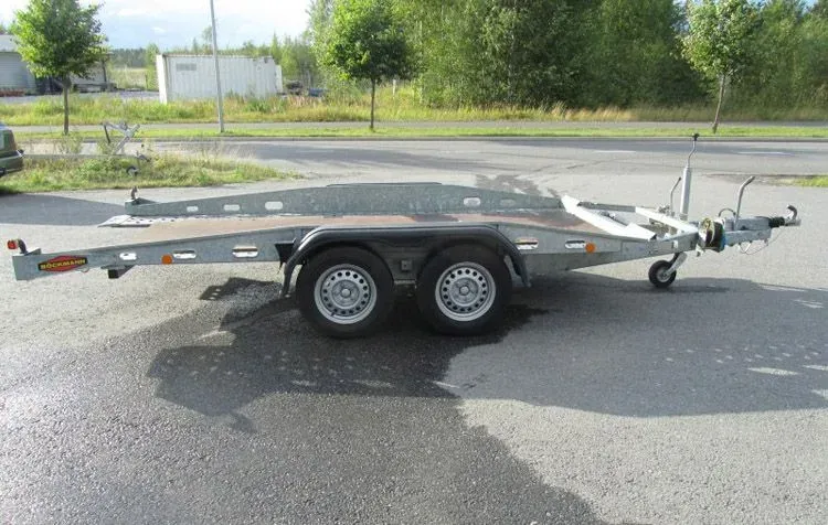 Car trailer Böckmann 420 – for rent from MS-Vuokraus in Lappeenranta